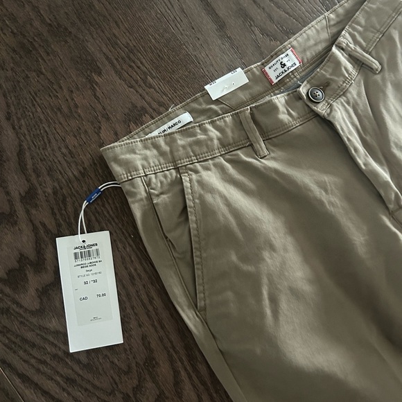NWT Jack and Jones Size 32 x 32 Men's Marco Slim Pants - Picture 2 of 3